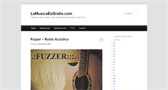 Desktop Screenshot of lamusicaesgratis.com