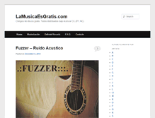 Tablet Screenshot of lamusicaesgratis.com